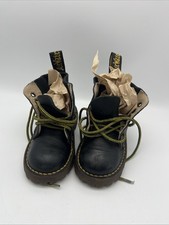 Dr Martens Toddler 1460 Softy T Leather Lace Boots Size 9.5/10 PLEASE READ