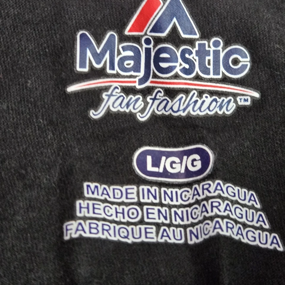 Camisa de mujer Las Vegas Raiders L negra majestuosa logotipo de bebé manga corta Just Win Foto 3 de 4