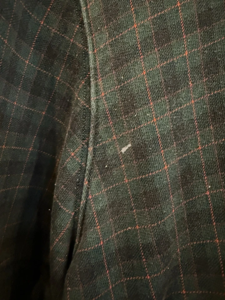 Burberry Check Hood Patch Work Hoodie Multicolor Men’s Size S With Flaw - Image 4 of 4