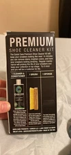 QUICK CARE Premium Shoe Cleaning Kit With Cleaner/Conditioner, Brush And Sponge