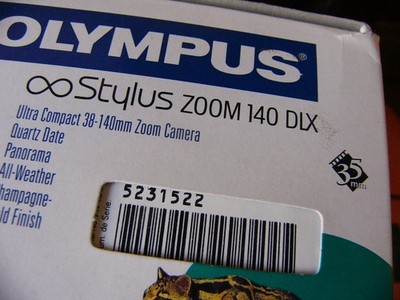 Olympus μ ZOOM140 DELUXE F0530-117-10v p Amazon.com : OM SYSTEM OLYMPUS Stylus Zoom 140 DLX 35mm Camera