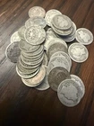 Lot Of 50 Barber Dime Coin Lot. Mixed , AG to G condition all have visible dates