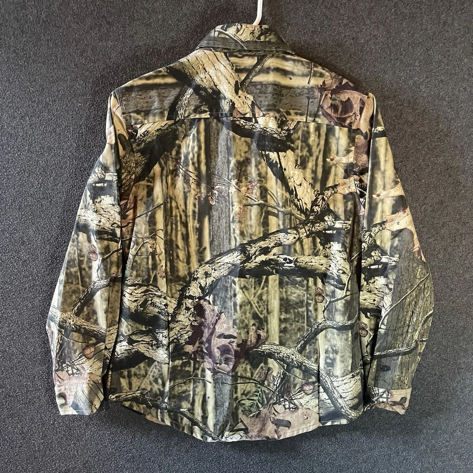 Russell Outdoors button Shirt women XS Mossy Oak Break Up Infinity Hunting - Image 4 of 4
