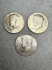 Lot Of 3 -1967 Kennedy Half Dollars 40% silver Circulated and ungraded