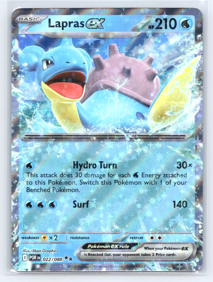 Las mejores ofertas en Lapras Ex | eBay