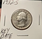 1932-S Washington Silver Quarter Key-Date Coin