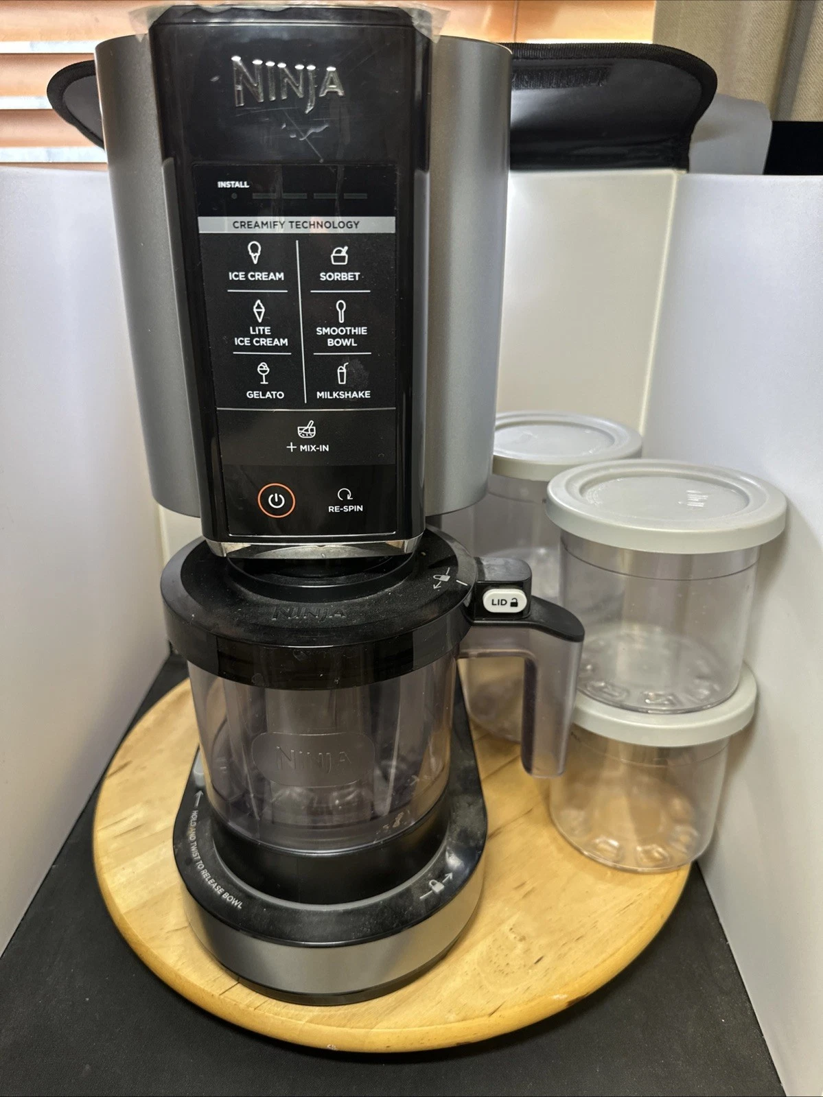 Ninja CREAMi (NC300) Ice Cream Maker With 4 Pints