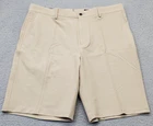 Dunning Golf Shorts Mens 36 Tan Stretch Performance Classic Fit Moisture-Wicking