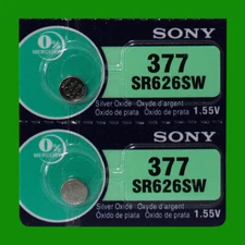Sony 377 SR626SW Watch Battery - 2Pc