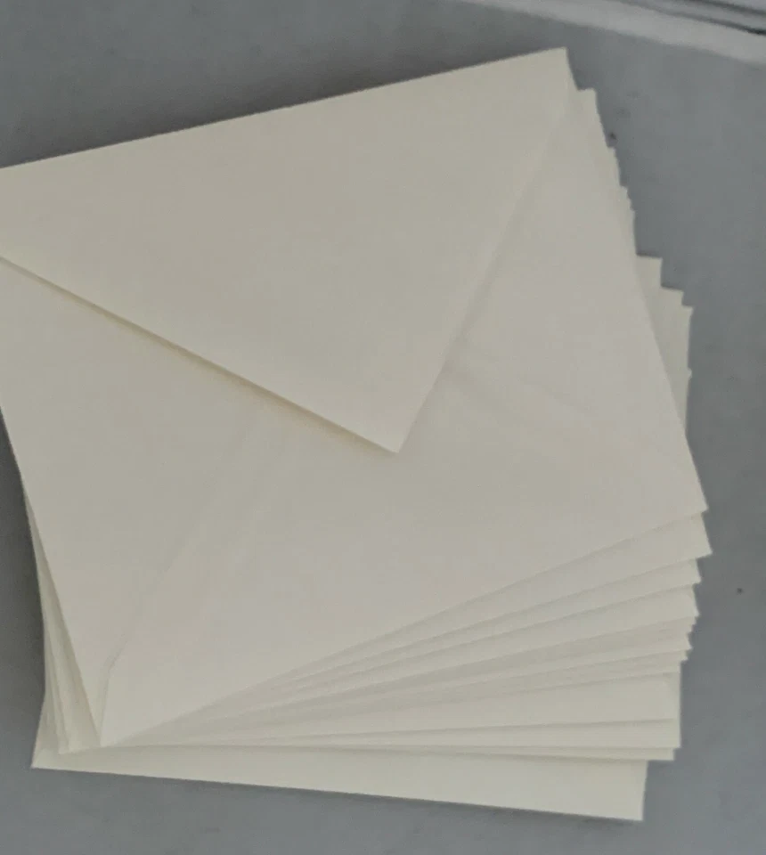 Juego de 12 tarjetas de notas en blanco con sello vintage - tarjetas y sobres BM 944-5 Foto 4 de 4