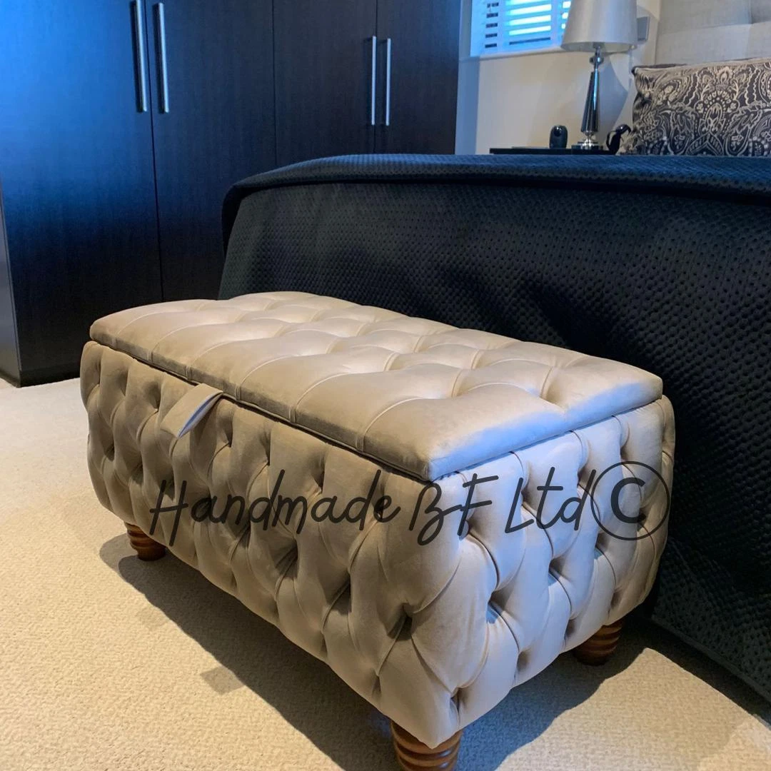 Large cheap soft ottoman