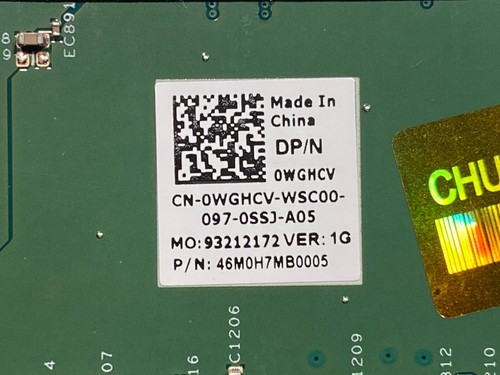 NUEVA Placa Madre Dell Gaming G3 15 3590 Intel i7-9750H Nvidia GTX1650 WGHCV - Imagen 6 de 6