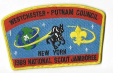 1989 National Scout Jamboree JSP Westchester-Putnam Council Yel Bdr.  [MK1830]