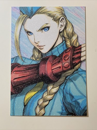 Cammy White Street Fighter Hot Sexy Goddess Anime Doujin Sketches Art Card Girl - Picture 7 of 7