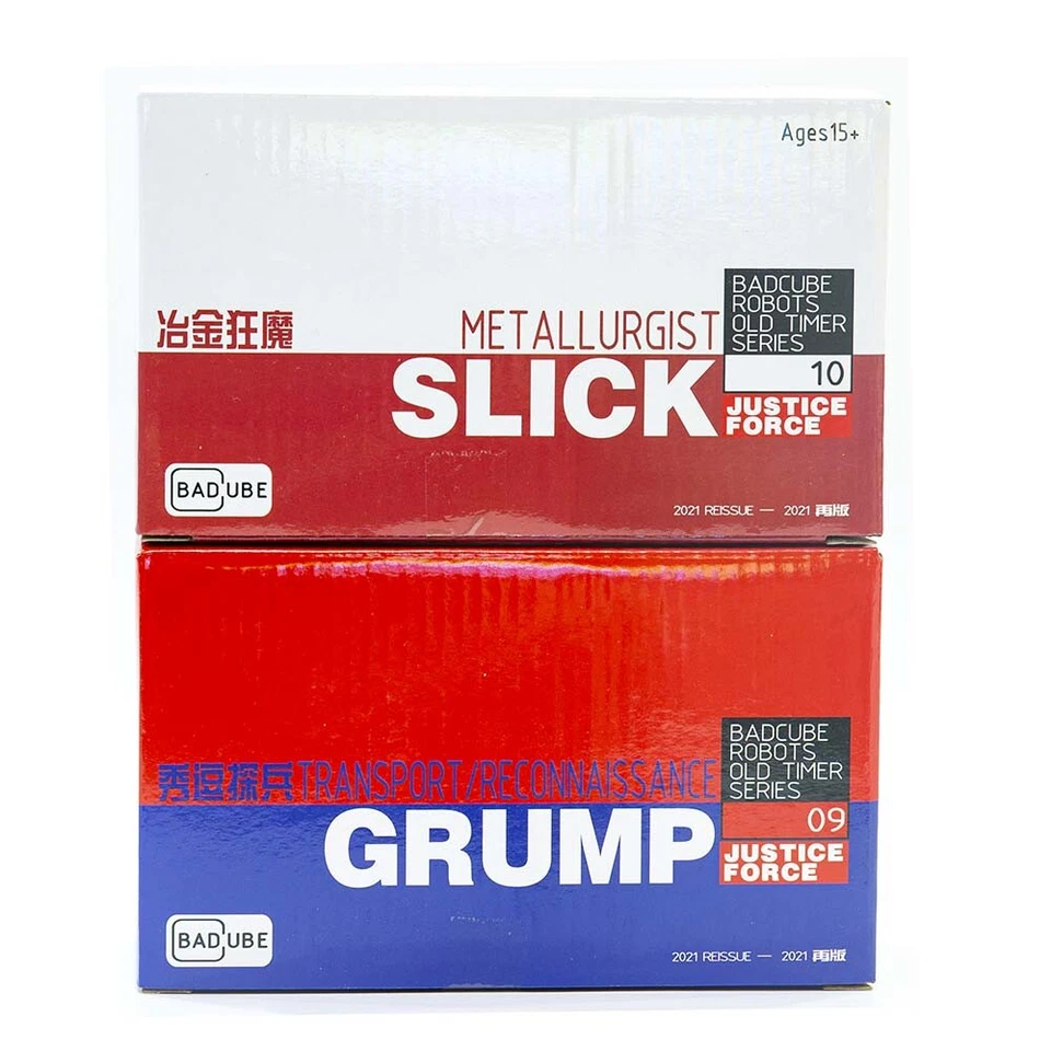 Reissue BadCube BC OTS-09 Grump OTS-10 Slick BC Action Figure toy In Stock - Image 2 of 4