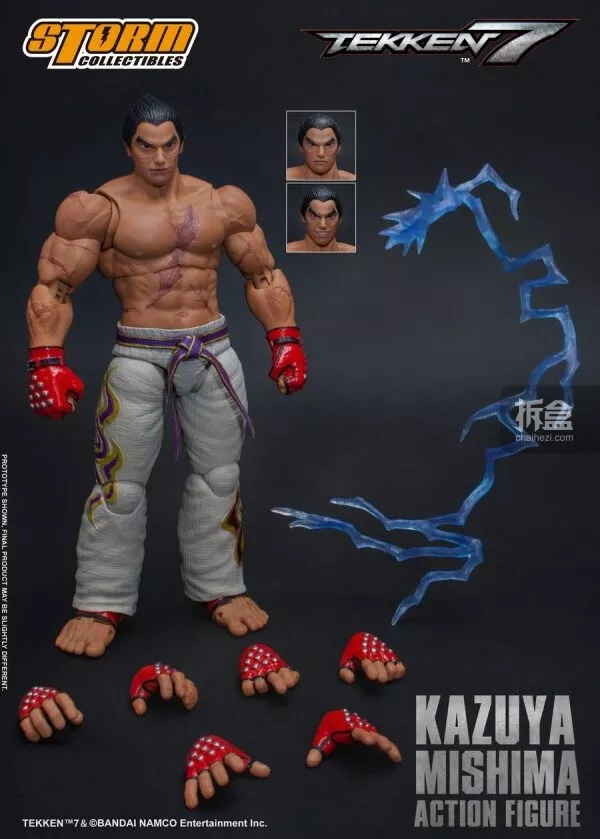 Tekken 7: Kazuya Mishima, Storm Collectibles 1/12 Action Figure 