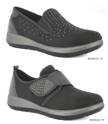 inblu Pantoscarpe Mocassini Donna con Strappo o Slip-on, Ecopelle, Scarpe Comode