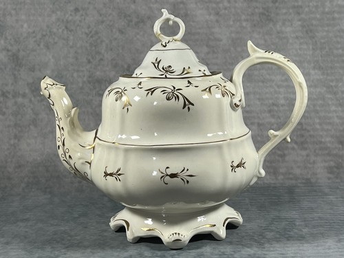 English Rococo Style Gilt Part Tea Service ( 26pcs) c1850 - Read Description - Picture 14 of 24