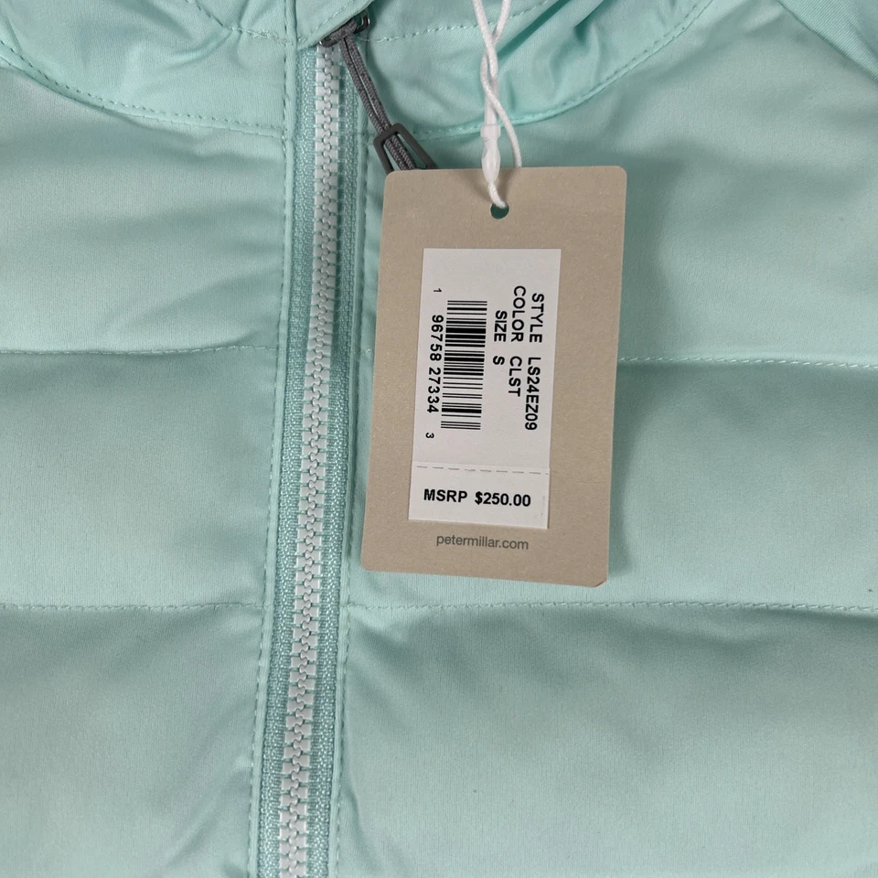 Chaqueta de golf Peter Millar para mujer sudadera con capucha pequeña CLST azul nueva con etiquetas precio de venta sugerido por el fabricante $250 Foto 4 de 4