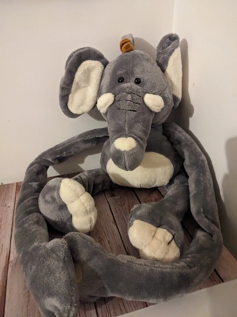 Keel Toys Peluche Elefante Keeleco 18 Cm, Giocattolo Morbido Realizzato Con Plastica Riciclata Al 100%