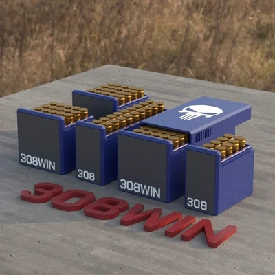 Filamelt Munitionsbox / Ammo Box .308 Winchester – Patronenbox für 50 Schuss, Ma