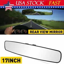 Mirror XL Vision Rear View 17" Wide Angle Convex Car Truck SUV Replacement EAH