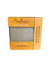 SHEA MOISTURE Raw Shea Butter Rhassoul Clay Shampoo Bar Organic 4.5 Oz Made USA