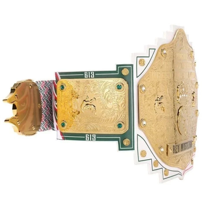 Cinturón Título Réplica Campeonato Serie Signature Rey Mysterio 20 Aniversario Foto 2 de 4