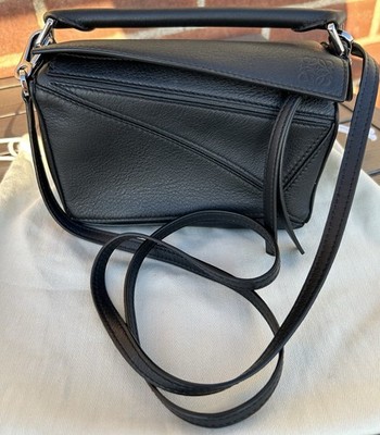 Loewe -Puzzle Bag Calfskin Leather Mini/black