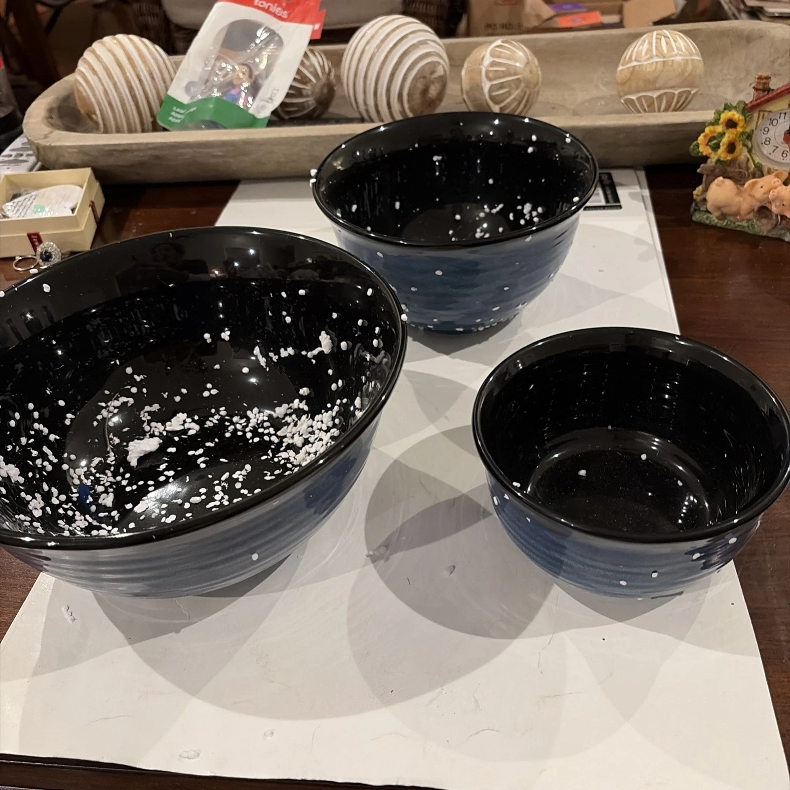 HASENSE Ceramic Mixing Bowls Set for Kitchen