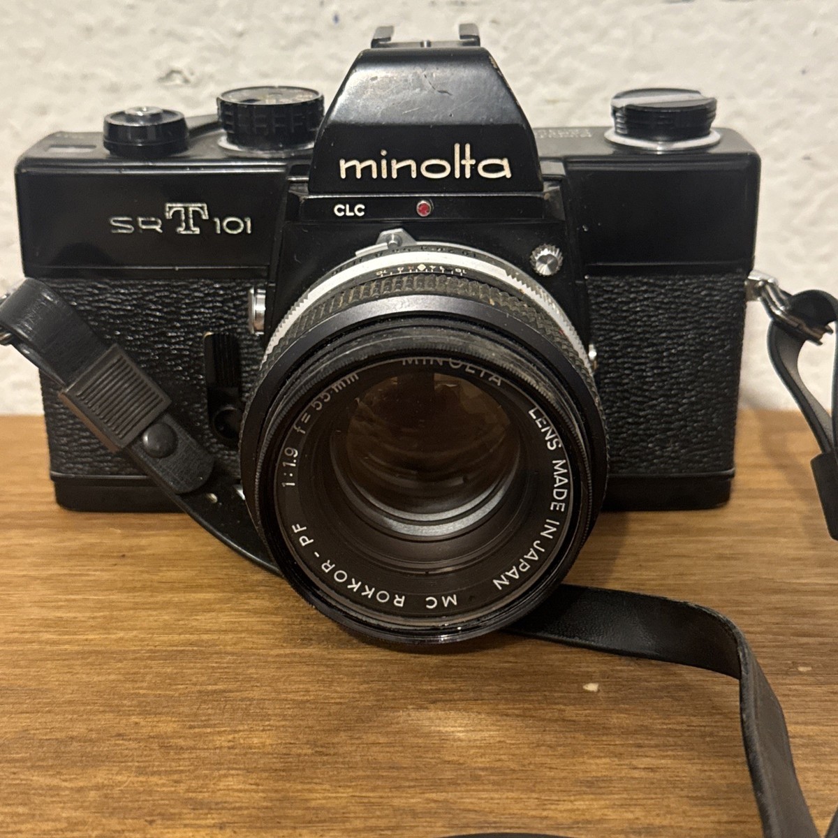 [#517] ミノルタ MINOLTA SRT101 Black Minolta SRT101 MC Rokkor 58mm f1.4 Lens Black- High 5 Cameras