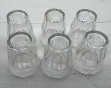 Lot Of 6 Duralex Tempered Clear Tumbler Glass Picardie Made In France
