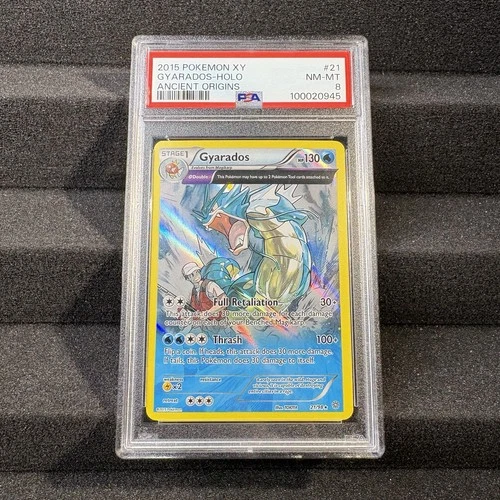 2015 Gyarados Holo Rare XY Ancient Origins 21/98 PSA 8