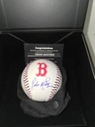 Pedro Martinez autographed baseball Fanatics UW Boston Red Sox team logo
