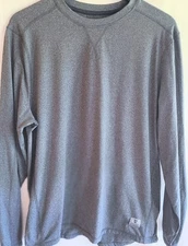 Rugged Elements Durable Utility Mens Size Large Long Sleeve T Shirt Grey