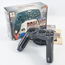 PS1 BIOHAZARD Dedicated Controller Boxed ASCII For Playstation 1 1611