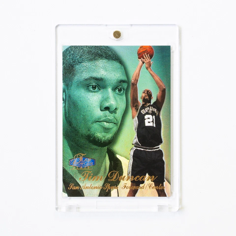 Tim Duncan 1997-98 Flair Showcase Flair RC #Row 3 Seat 5 Rookie Spurs - Bild 1 von 1