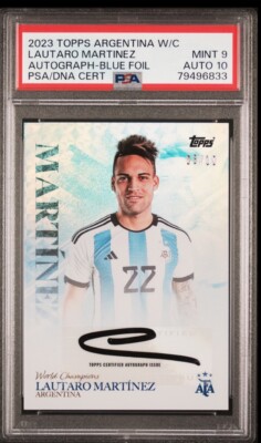 2023 Topps Argentina World Champions - Autographs Lautaro Martinez