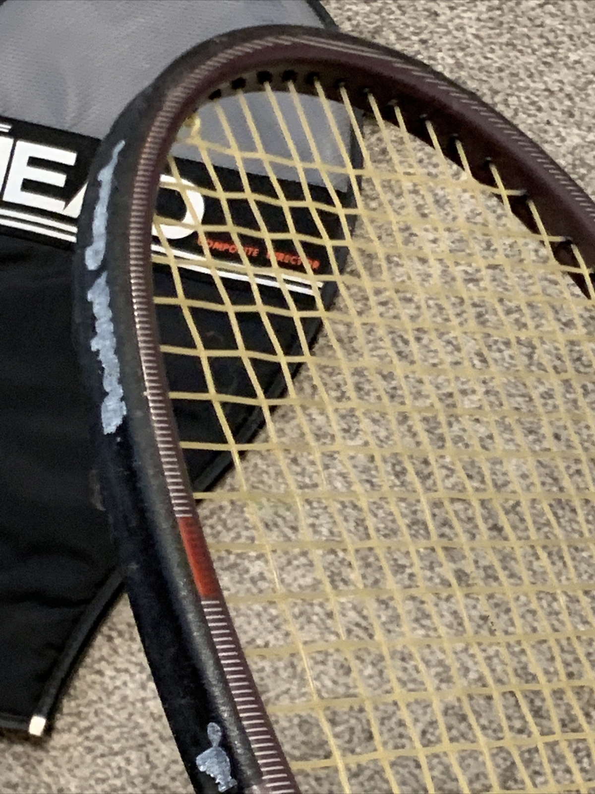 Vintage HEAD Composite Director 4 3/8” Tennis Racquet & Head Cover EUC