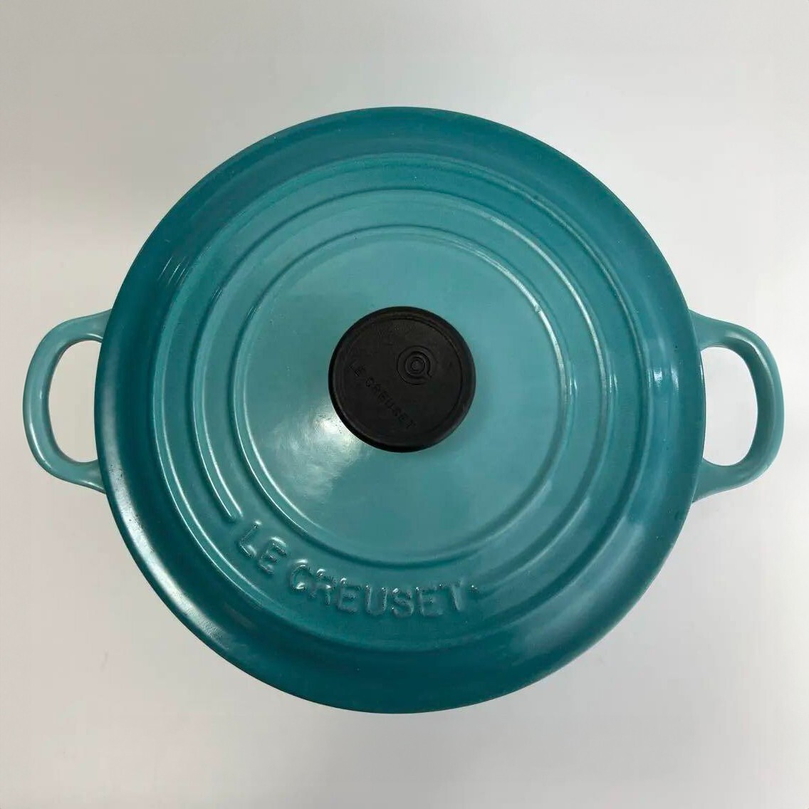 Le Creuset Cocotte Ronde 20cm Caribbean Blue Color - Japan | eBay