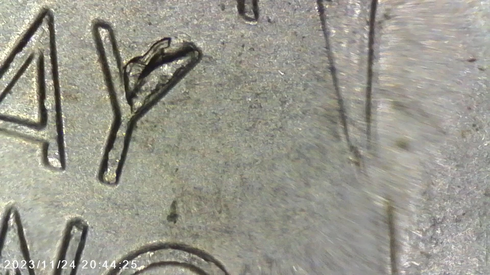 2022-P ** ANNA MAY WONG ** Quarter - Die Chip Error on "Y" Reverse - XF - Image 3 of 3