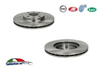 Set 2 Bremsscheiben Achse Vorne Geeignet A Fiat Panda 169 1.3 JTD 4X4 09/2003-