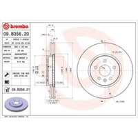 Brembo 2X Bremsscheibe Vorne Ø300Mm BelüFtet FüR Opel Mokka/Mokka X Chevrolet