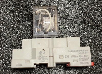 Automation Direct 782-2C-SKT Relay w/GLNN1-D24 Ice Cube