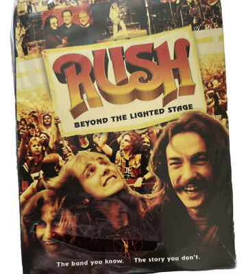 RUSH - BEYOND THE LIGHTED STAGE New DVD W/ T SHIRT 2010 BRAND NEW SEALED