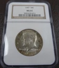 1967 Kennedy Half Dollar NGC MS 65 50C Uncirculated Toned