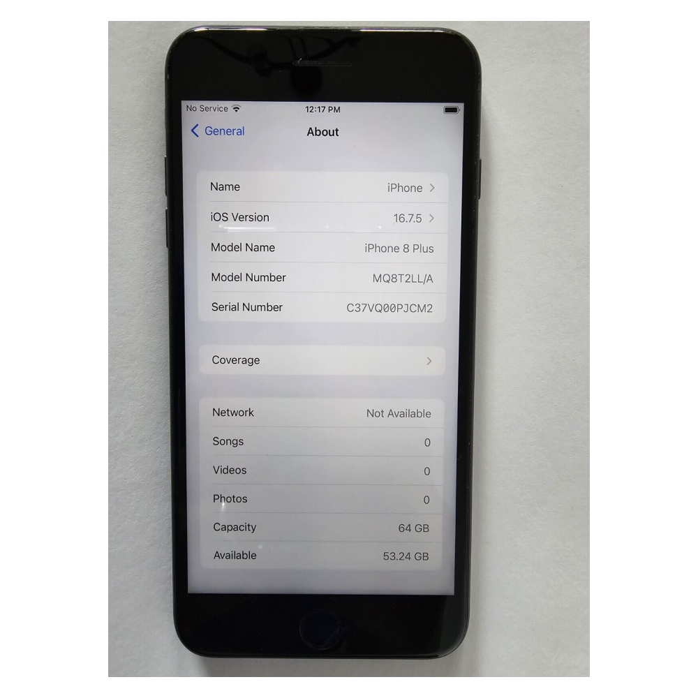 READ DESCRIPTION* Apple iPhone 8 Plus - 64 GB - Space Gray (AT&T