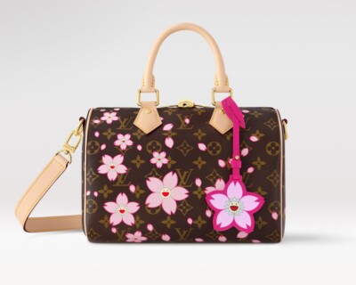 Louis Vuitton x Takashi Murakami Cherry Blossom Speedy Bandouliere