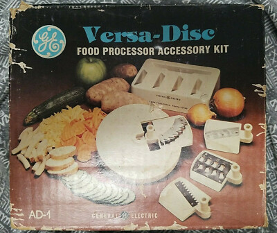 GENERAL ELECTRIC GE Versa Disc Food Processor Accessory Kit model AD-1 Open Box