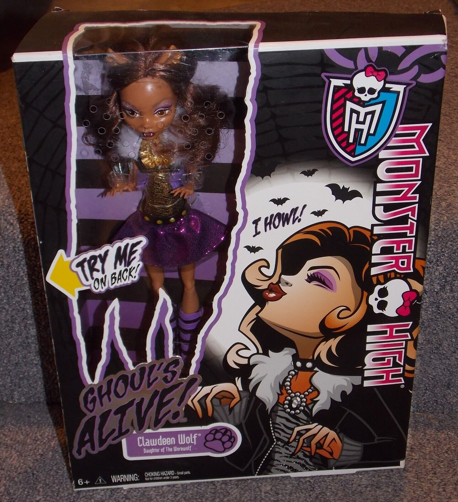 Monster High Clawdeen Wolf Original Ghouls Collection 2014 Wave 1 CFC62  Mattel